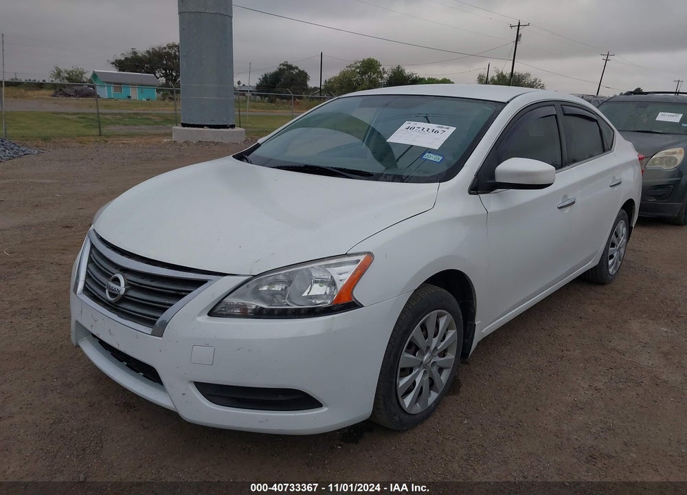 2014 NISSAN SENTRA SV VIN: 3N1AB7AP6EY284222