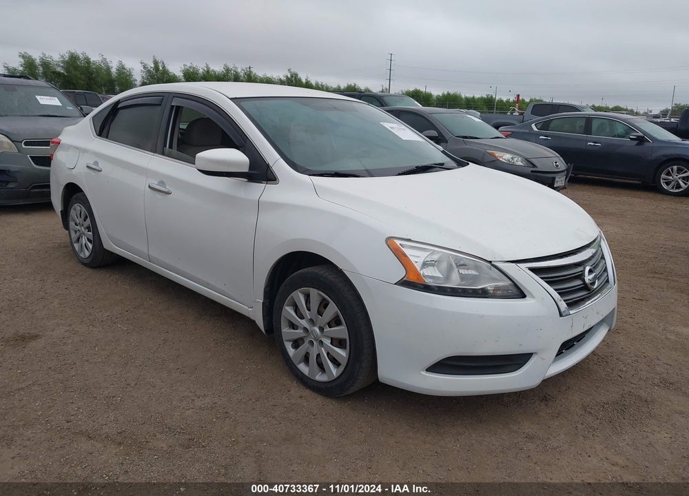 2014 NISSAN SENTRA SV VIN: 3N1AB7AP6EY284222