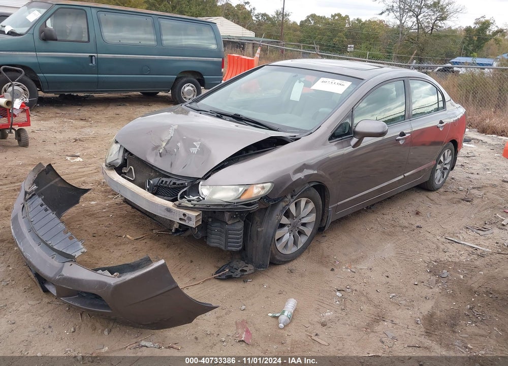 2009 HONDA CIVIC EX VIN: 2HGFA16849H544389