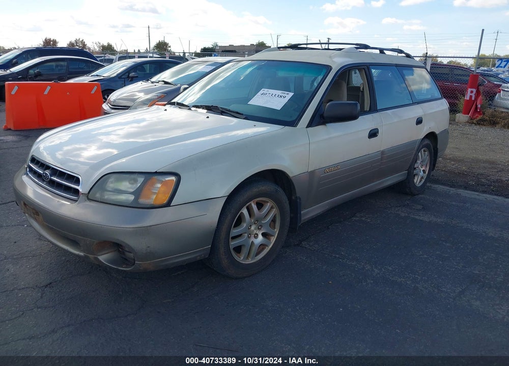 2002 SUBARU OUTBACK VIN: 4S3BH665727608101