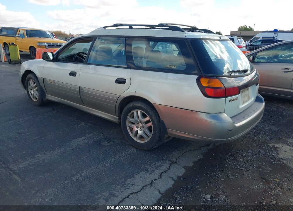 2002 SUBARU OUTBACK VIN: 4S3BH665727608101