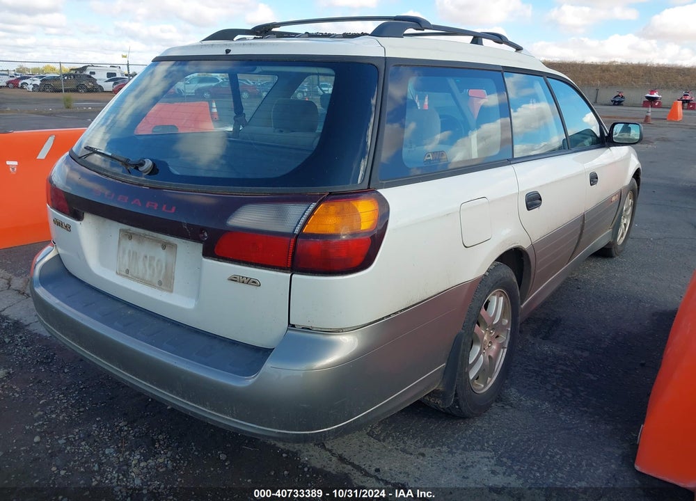 2002 SUBARU OUTBACK VIN: 4S3BH665727608101