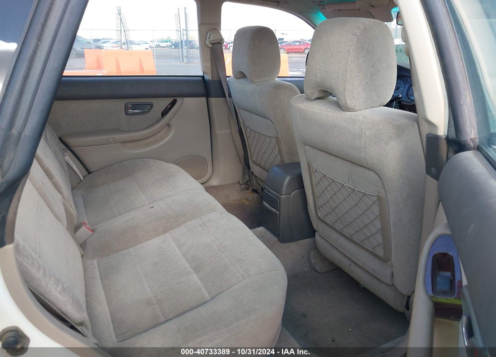 2002 SUBARU OUTBACK VIN: 4S3BH665727608101