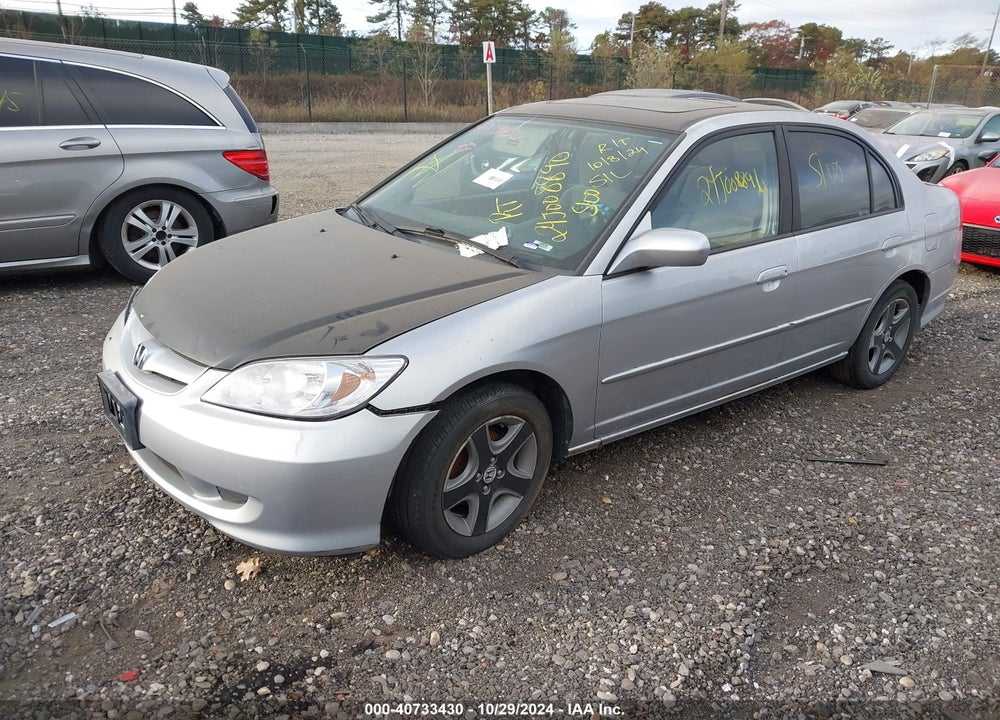 2004 HONDA CIVIC EX VIN: 2HGES267X4H526414