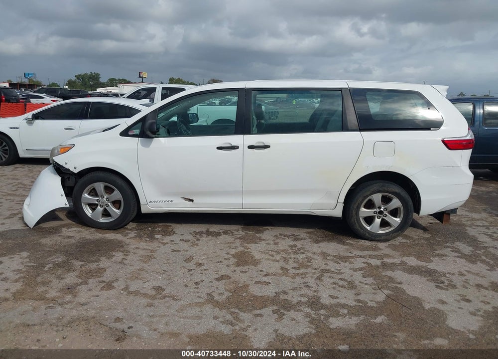 2015 TOYOTA SIENNA L 7 PASSENGER VIN: 5TDZK3DC1FS602239