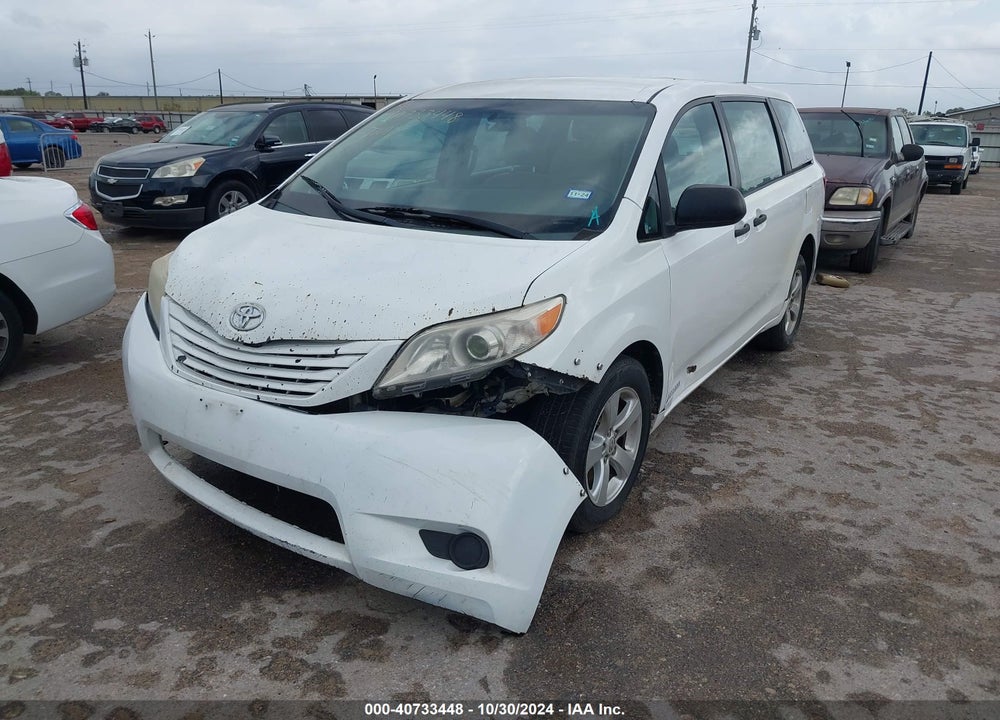 2015 TOYOTA SIENNA L 7 PASSENGER VIN: 5TDZK3DC1FS602239