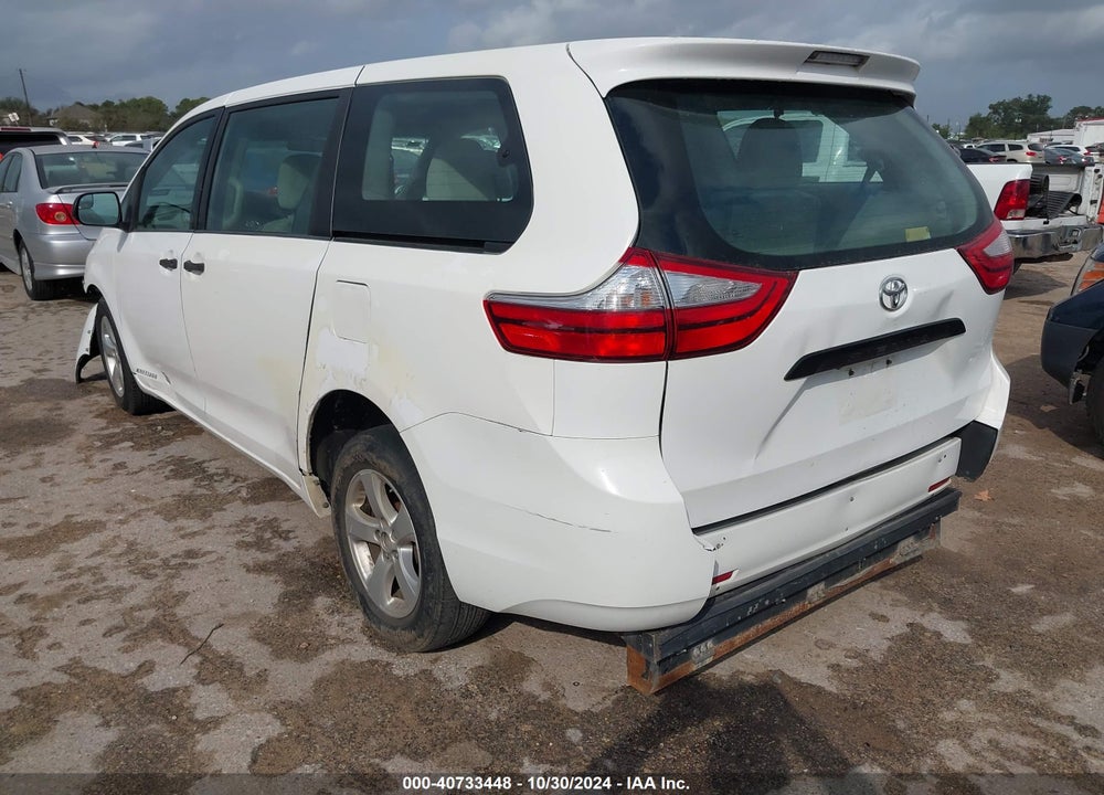 2015 TOYOTA SIENNA L 7 PASSENGER VIN: 5TDZK3DC1FS602239