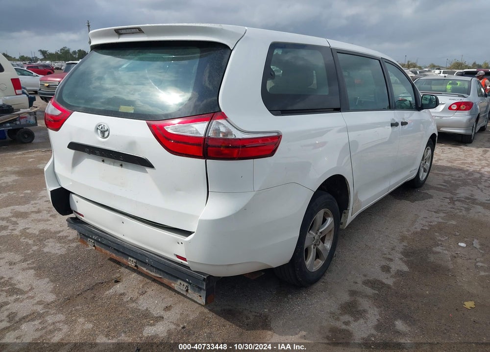 2015 TOYOTA SIENNA L 7 PASSENGER VIN: 5TDZK3DC1FS602239
