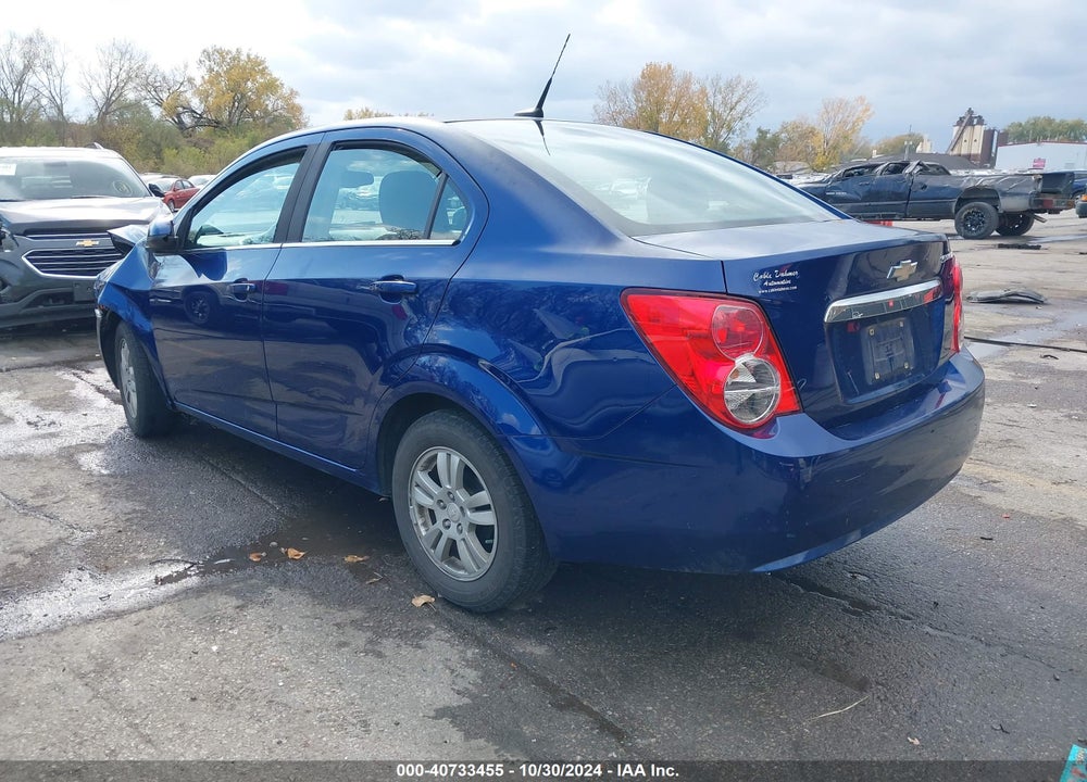 2014 CHEVROLET SONIC LT AUTO VIN: 1G1JC5SH8E4181093