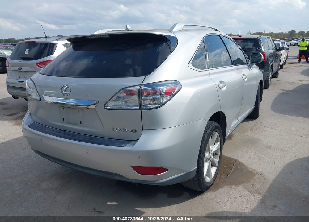 2012 LEXUS RX 350 VIN: 2T2ZK1BA0CC074361