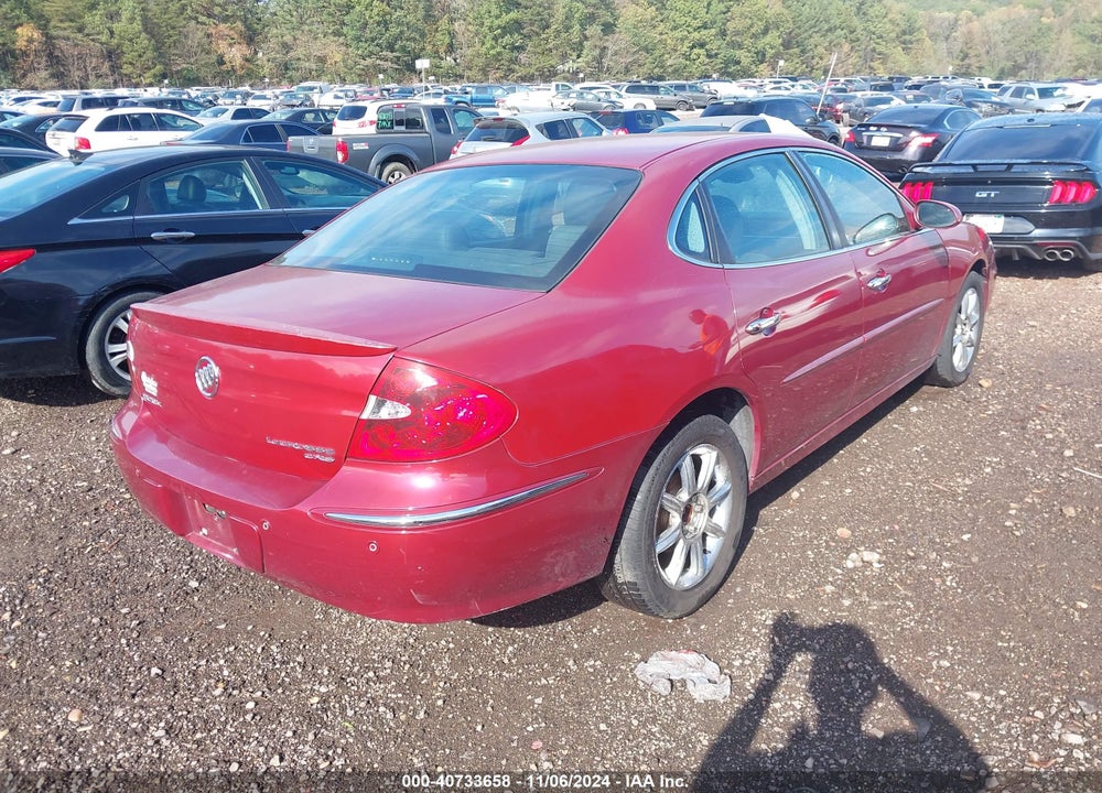 2005 BUICK LACROSSE CXS VIN: 2G4WE537551170301
