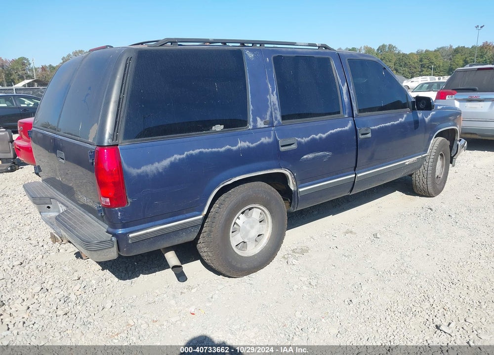 1997 CHEVROLET TAHOE LS VIN: 1GNEC13R3VJ372972