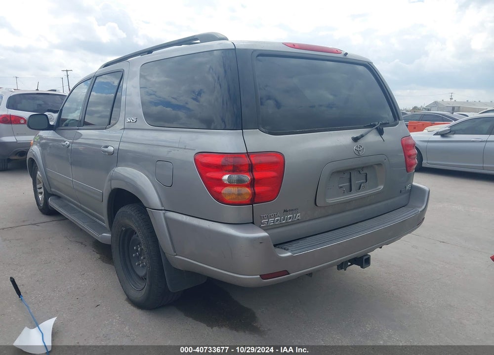 2004 TOYOTA SEQUOIA SR5 V8 VIN: 5TDZT34A04S233785