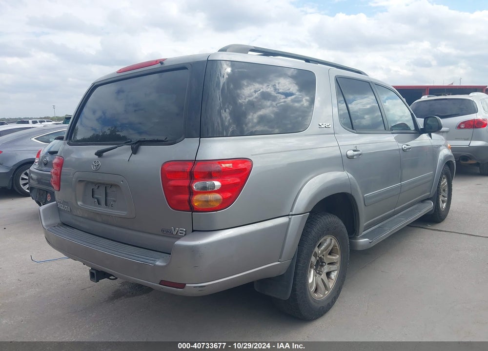 2004 TOYOTA SEQUOIA SR5 V8 VIN: 5TDZT34A04S233785
