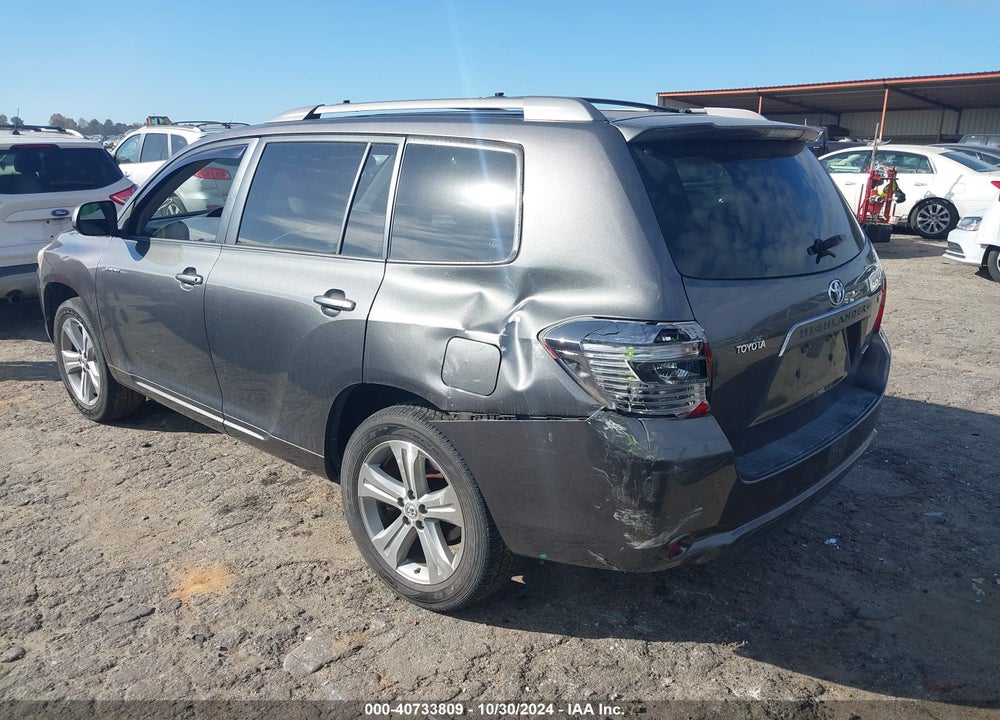 2008 TOYOTA HIGHLANDER SPORT VIN: JTEES43A382041116