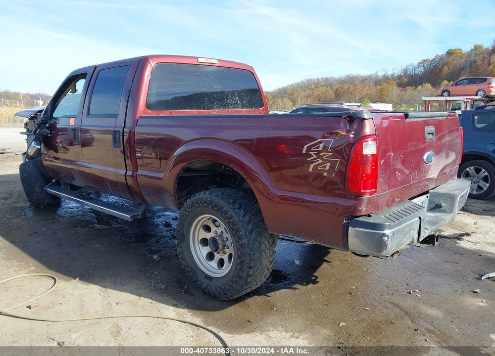 2012 FORD F-250 XLT VIN: 1FT7W2BT9CEC24584