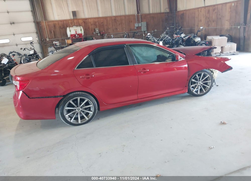 2013 TOYOTA CAMRY SE VIN: 4T1BF1FK3DU654507