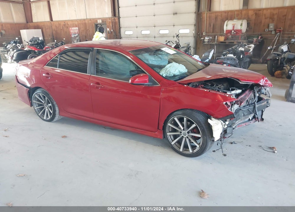 2013 TOYOTA CAMRY SE VIN: 4T1BF1FK3DU654507