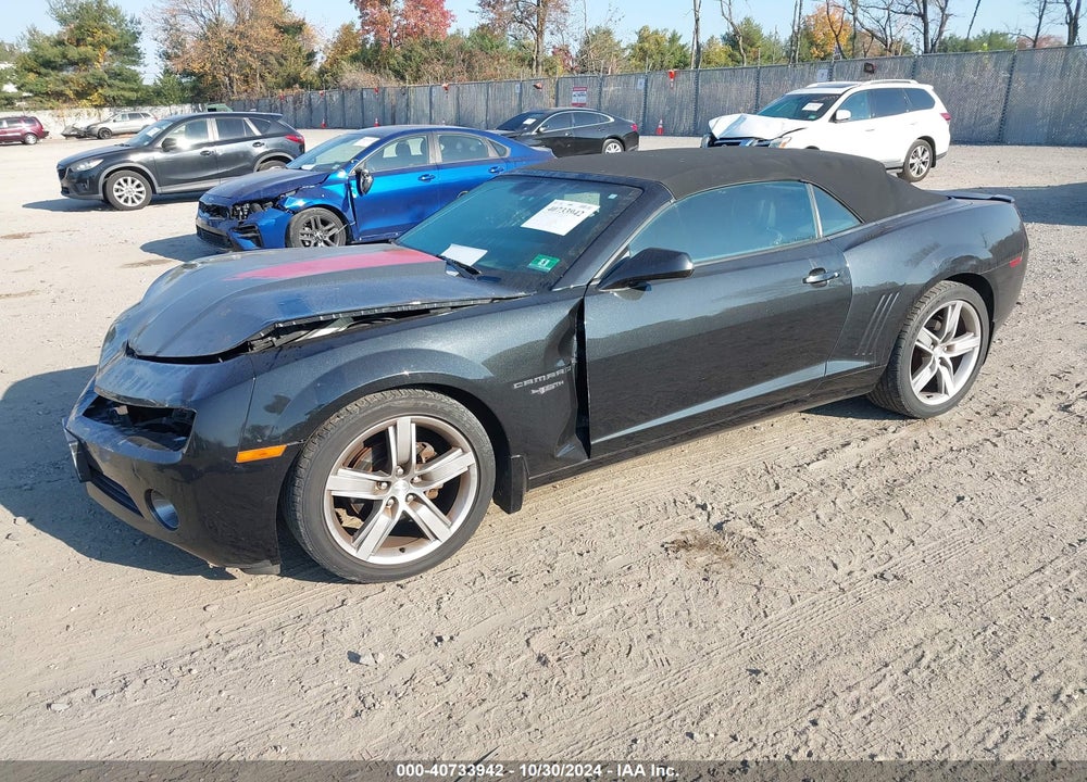2012 CHEVROLET CAMARO 2LT VIN: 2G1FC3D30C9133030
