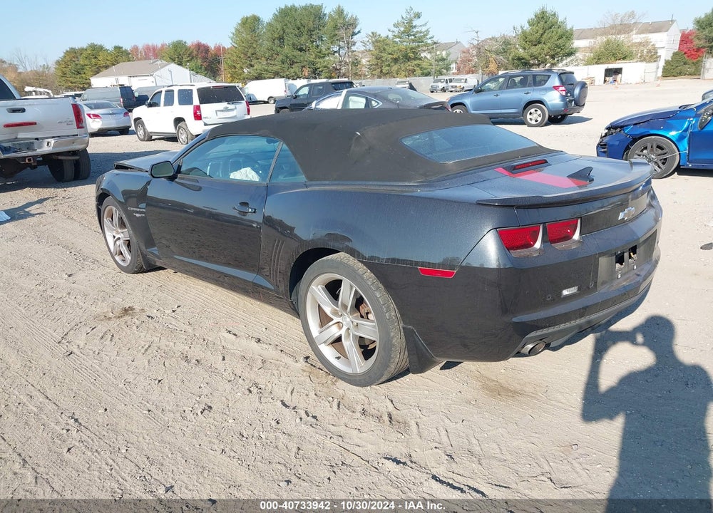 2012 CHEVROLET CAMARO 2LT VIN: 2G1FC3D30C9133030
