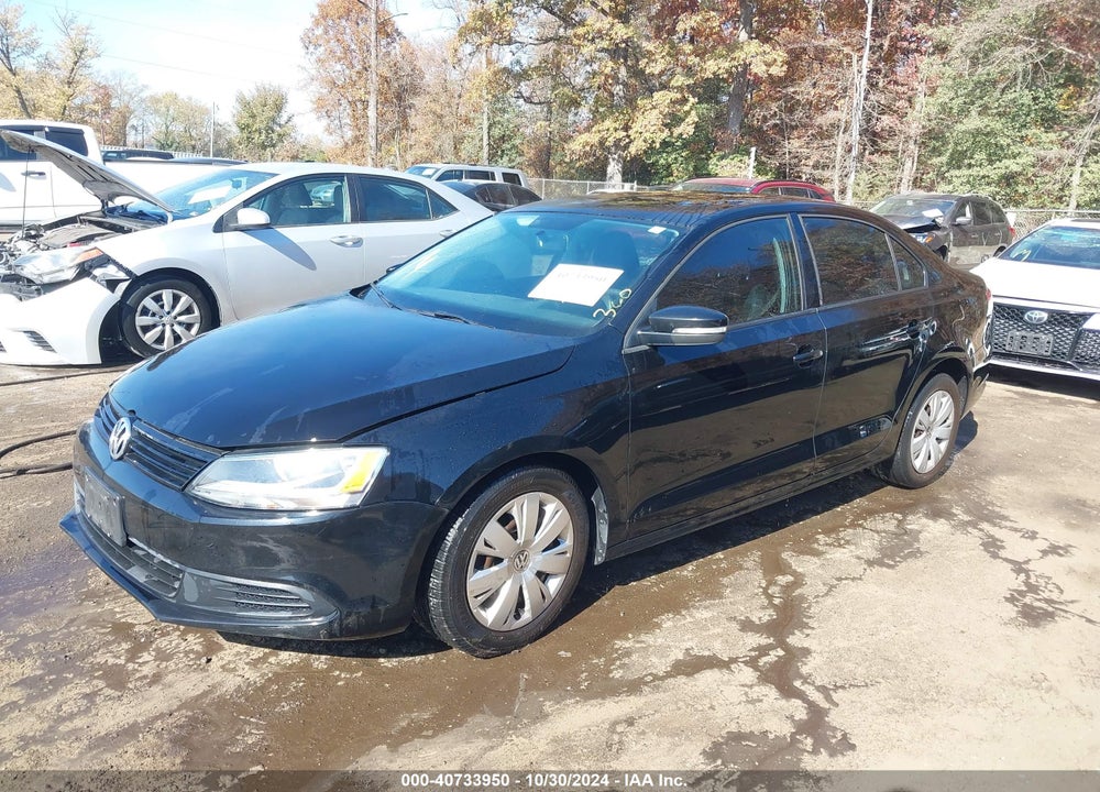 2012 VOLKSWAGEN JETTA 2.5L SE VIN: 3VWDP7AJ0CM458164