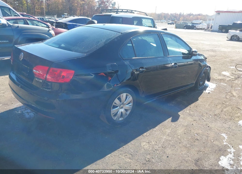 2012 VOLKSWAGEN JETTA 2.5L SE VIN: 3VWDP7AJ0CM458164
