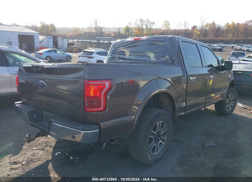 2016 FORD F-150 LARIAT VIN: 1FTEW1EGXGKF93123