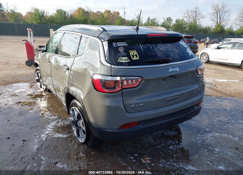 2019 JEEP COMPASS LIMITED 4X4 VIN: 3C4NJDCB3KT766365
