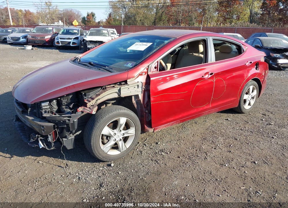 2013 HYUNDAI ELANTRA GLS VIN: 5NPDH4AEXDH231928