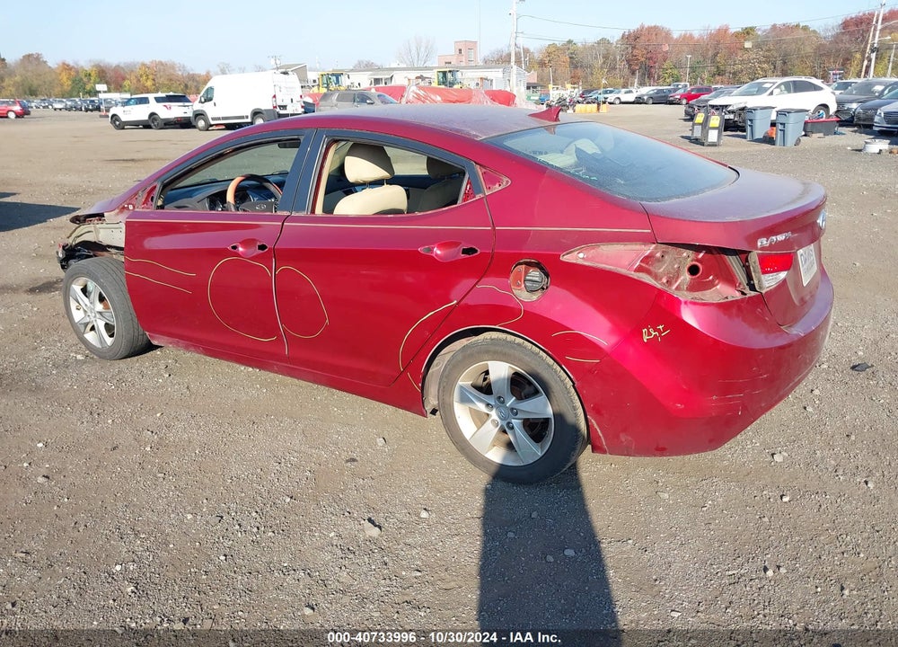 2013 HYUNDAI ELANTRA GLS VIN: 5NPDH4AEXDH231928