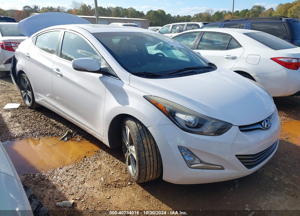 2015 HYUNDAI ELANTRA SPORT VIN: KMHDH4AH0FU380878