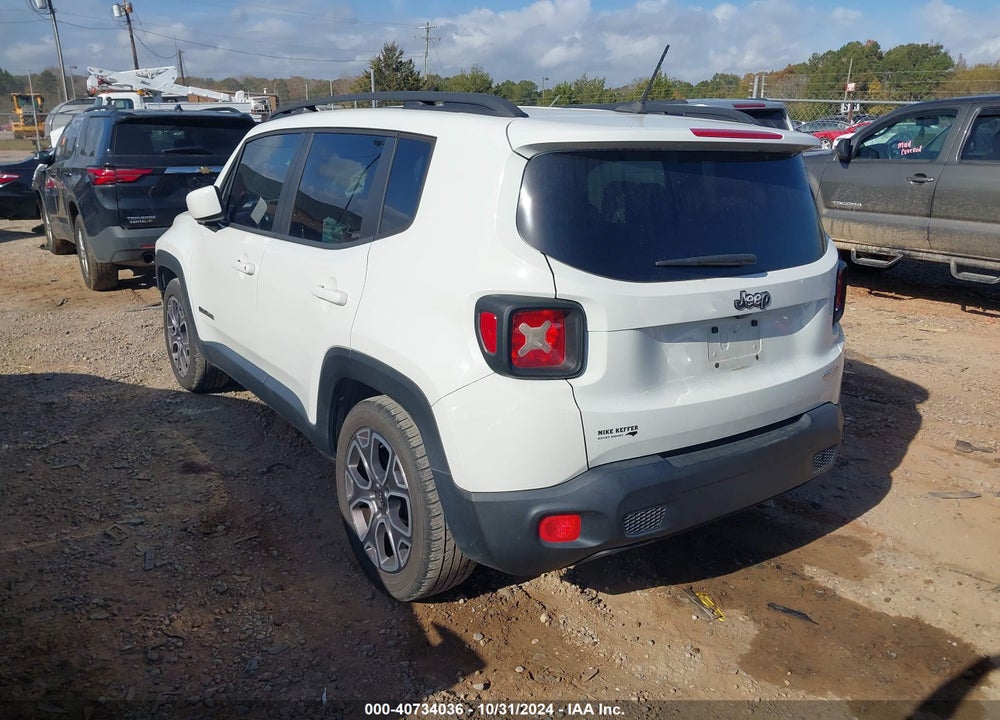 2015 JEEP RENEGADE LATITUDE VIN: ZACCJABT5FPB35016