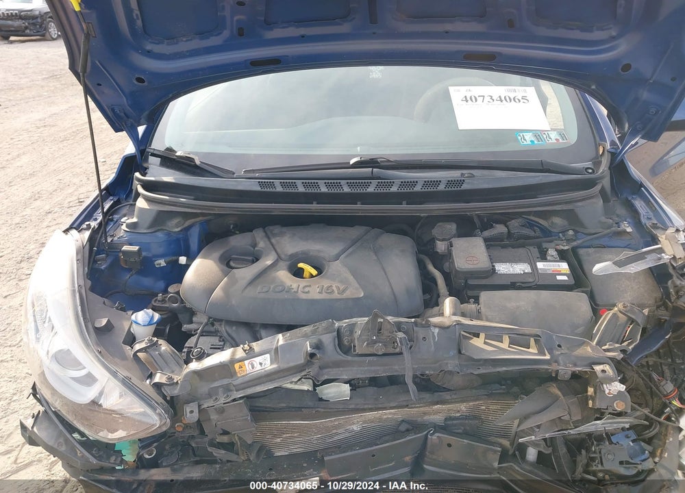 2015 HYUNDAI ELANTRA SE VIN: 5NPDH4AE6FH558796