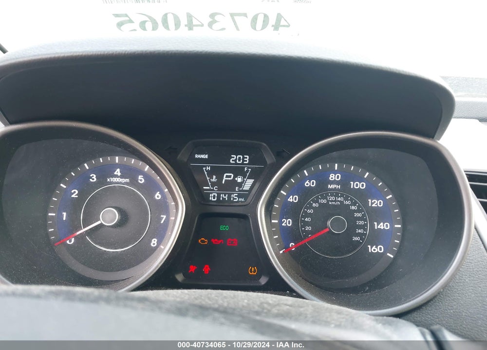 2015 HYUNDAI ELANTRA SE VIN: 5NPDH4AE6FH558796