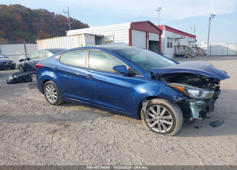 2015 HYUNDAI ELANTRA SE VIN: 5NPDH4AE6FH558796