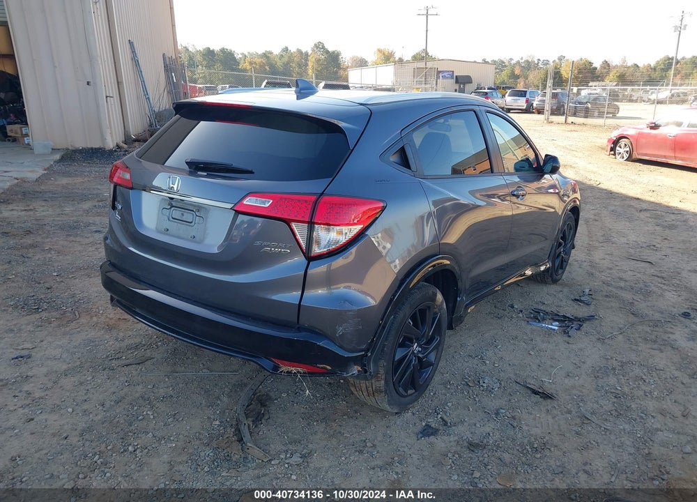 2022 HONDA HR-V AWD SPORT VIN: 3CZRU6H17NM754331