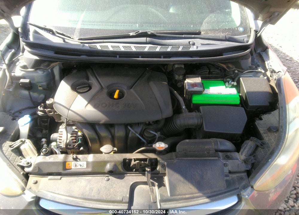 2013 HYUNDAI ELANTRA GLS VIN: 5NPDH4AE8DH237761