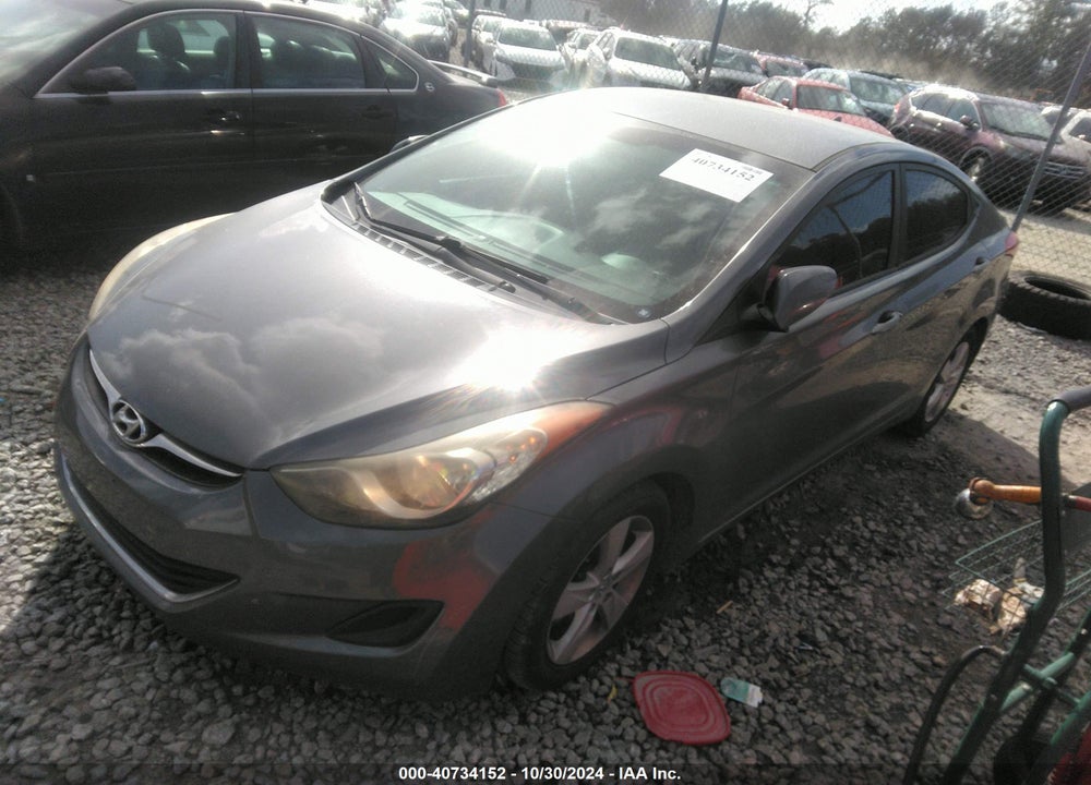 2013 HYUNDAI ELANTRA GLS VIN: 5NPDH4AE8DH237761