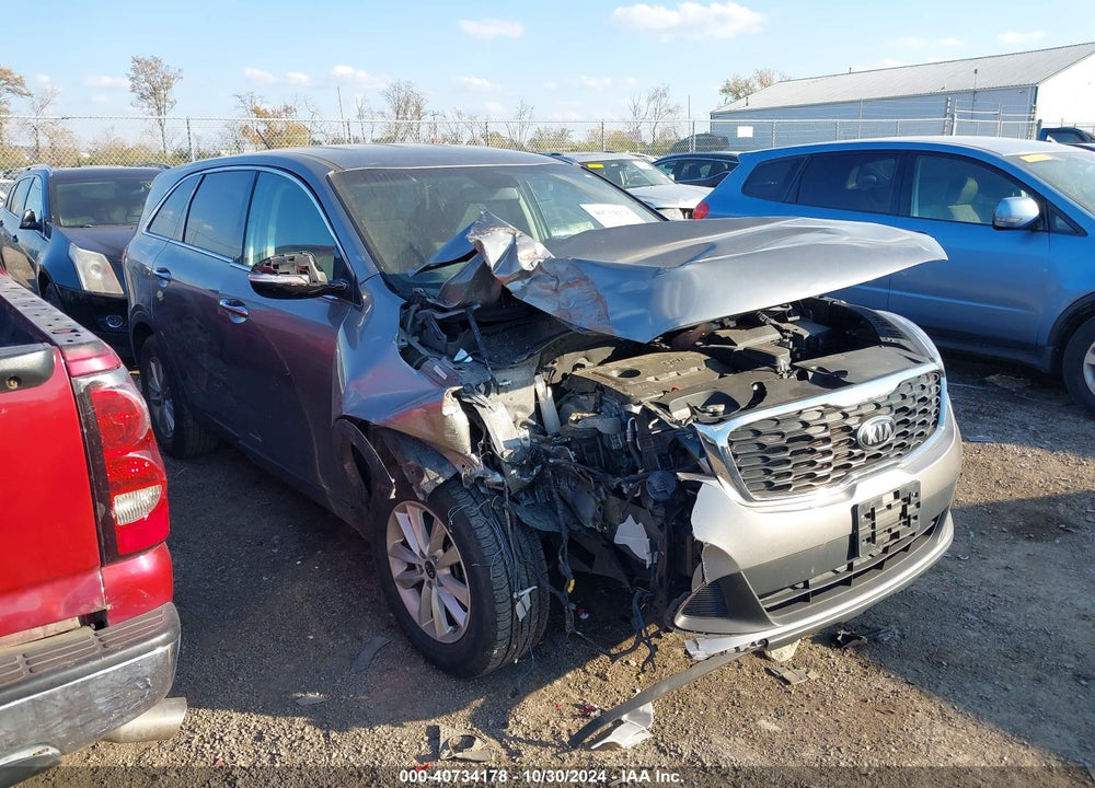 2019 KIA SORENTO 2.4L L VIN: 5XYPG4A36KG522350