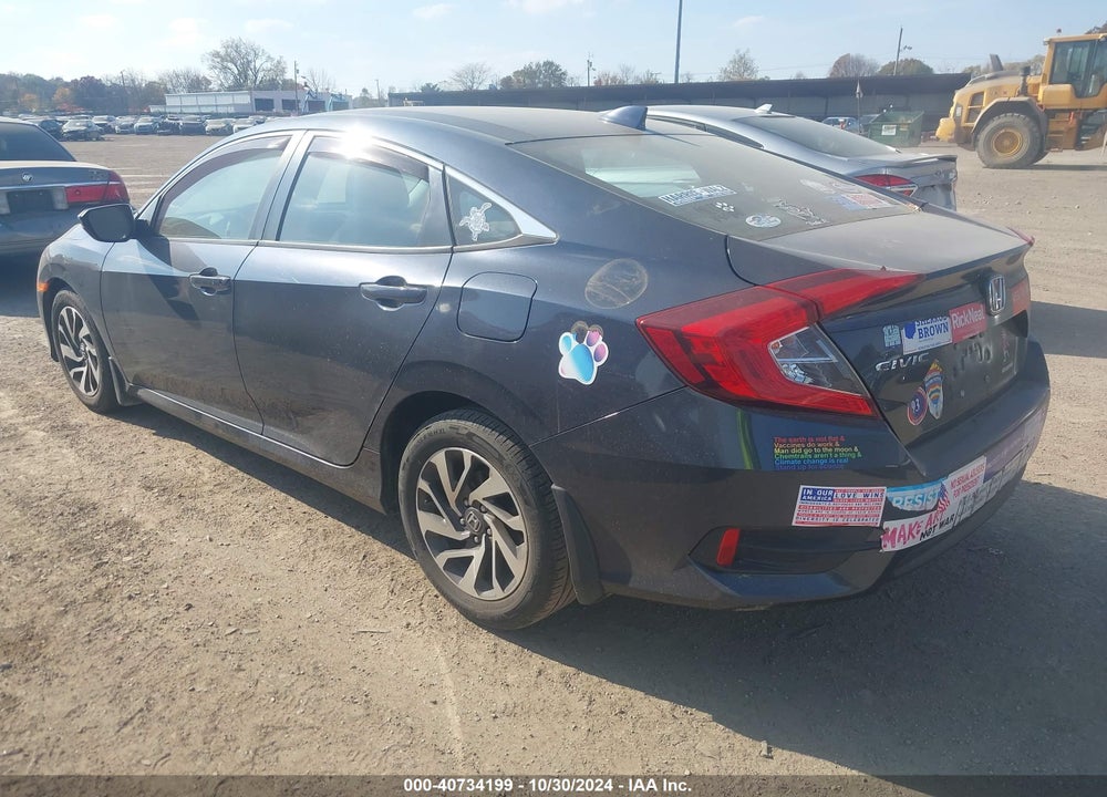 2017 HONDA CIVIC EX VIN: 19XFC2F77HE022825