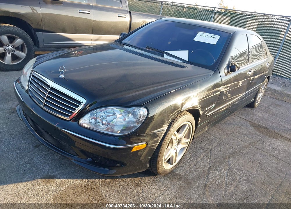2003 MERCEDES-BENZ S 55 AMG VIN: WDBNG74J83A360756