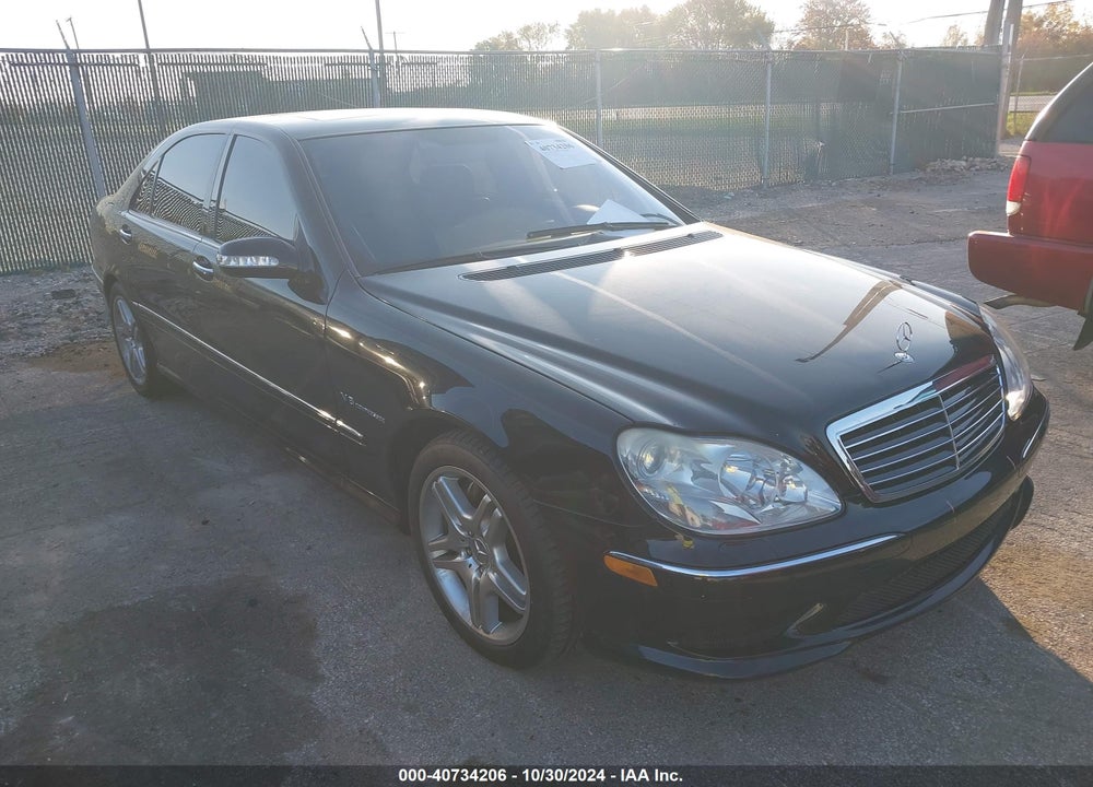 2003 MERCEDES-BENZ S 55 AMG VIN: WDBNG74J83A360756