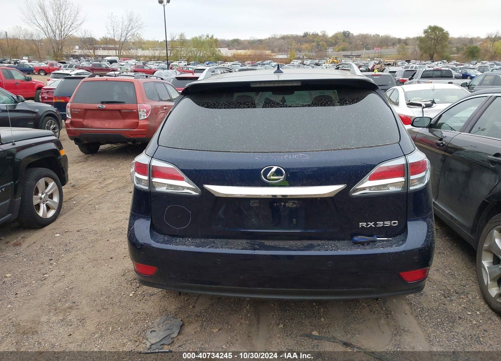 2013 LEXUS RX 350 F-SPORT VIN: 2T2BK1BA4DC186728