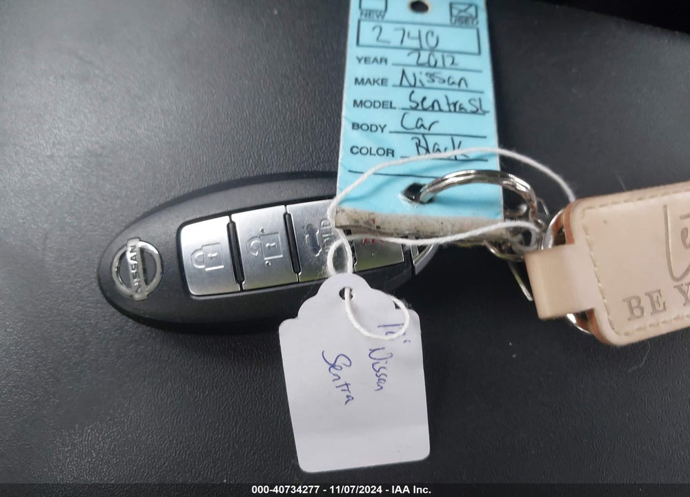 2012 NISSAN SENTRA 2.0 SL VIN: 3N1AB6AP8CL669639