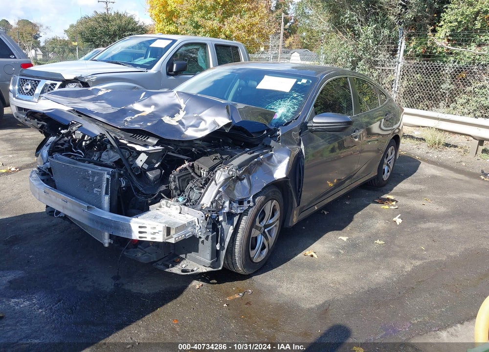 2018 HONDA CIVIC LX VIN: 2HGFC2F5XJH571770