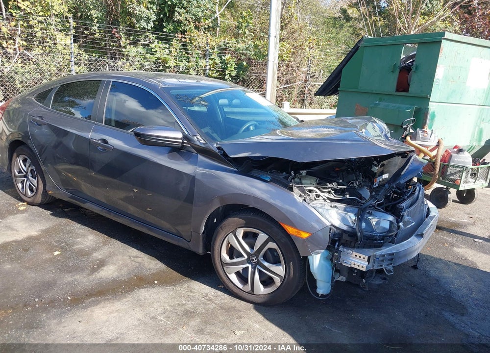2018 HONDA CIVIC LX VIN: 2HGFC2F5XJH571770