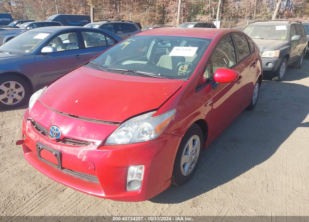 2011 TOYOTA PRIUS TWO VIN: JTDKN3DU7B1362445