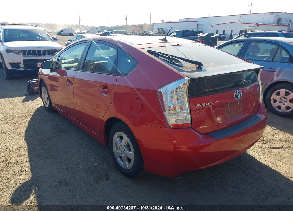 2011 TOYOTA PRIUS TWO VIN: JTDKN3DU7B1362445