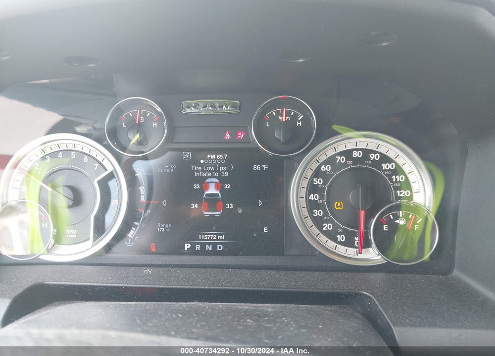 2013 RAM 1500 BIG HORN VIN: 1C6RR7LT3DS504698