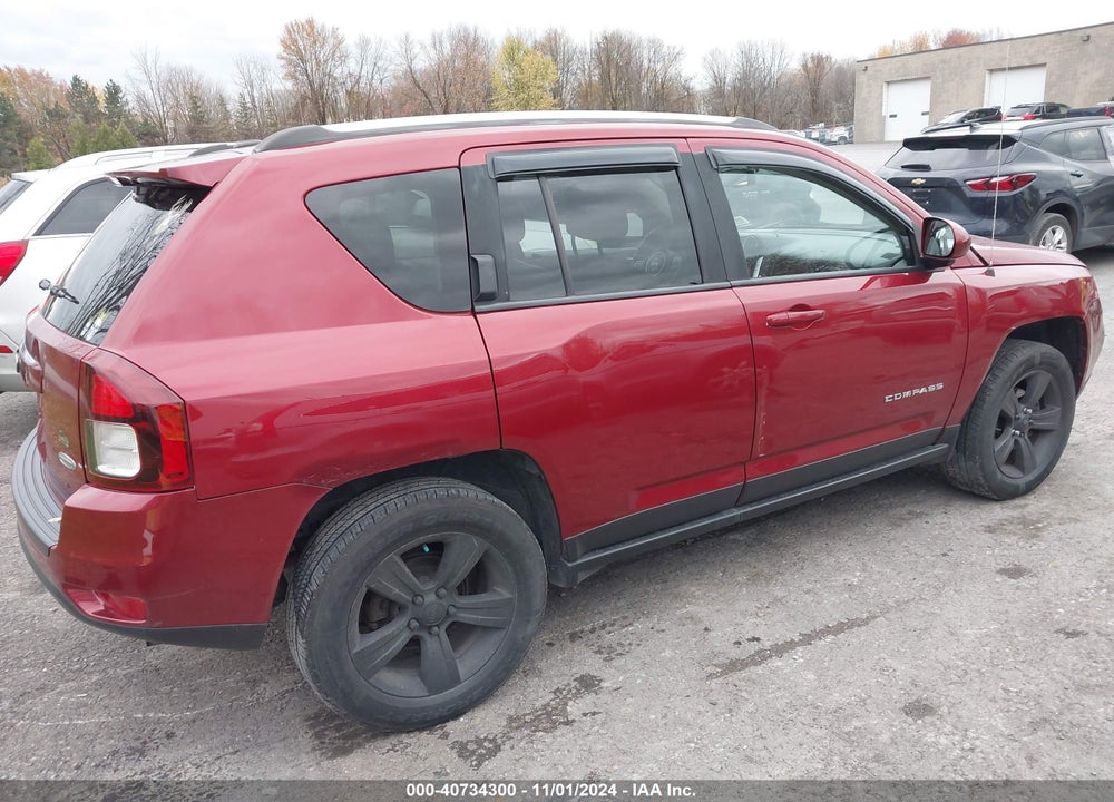 2014 JEEP COMPASS LATITUDE VIN: 1C4NJDEBXED810580